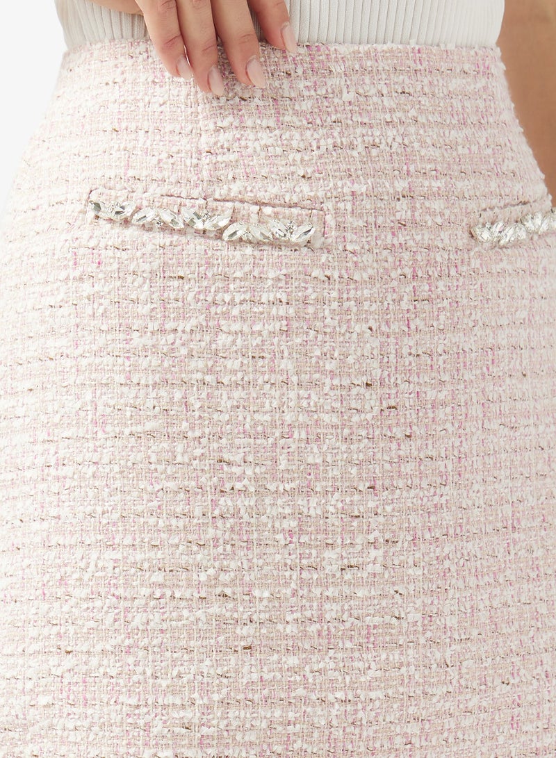 GUESS Clotilde Pocket Detail A-Line Mini Skirt - Image 4